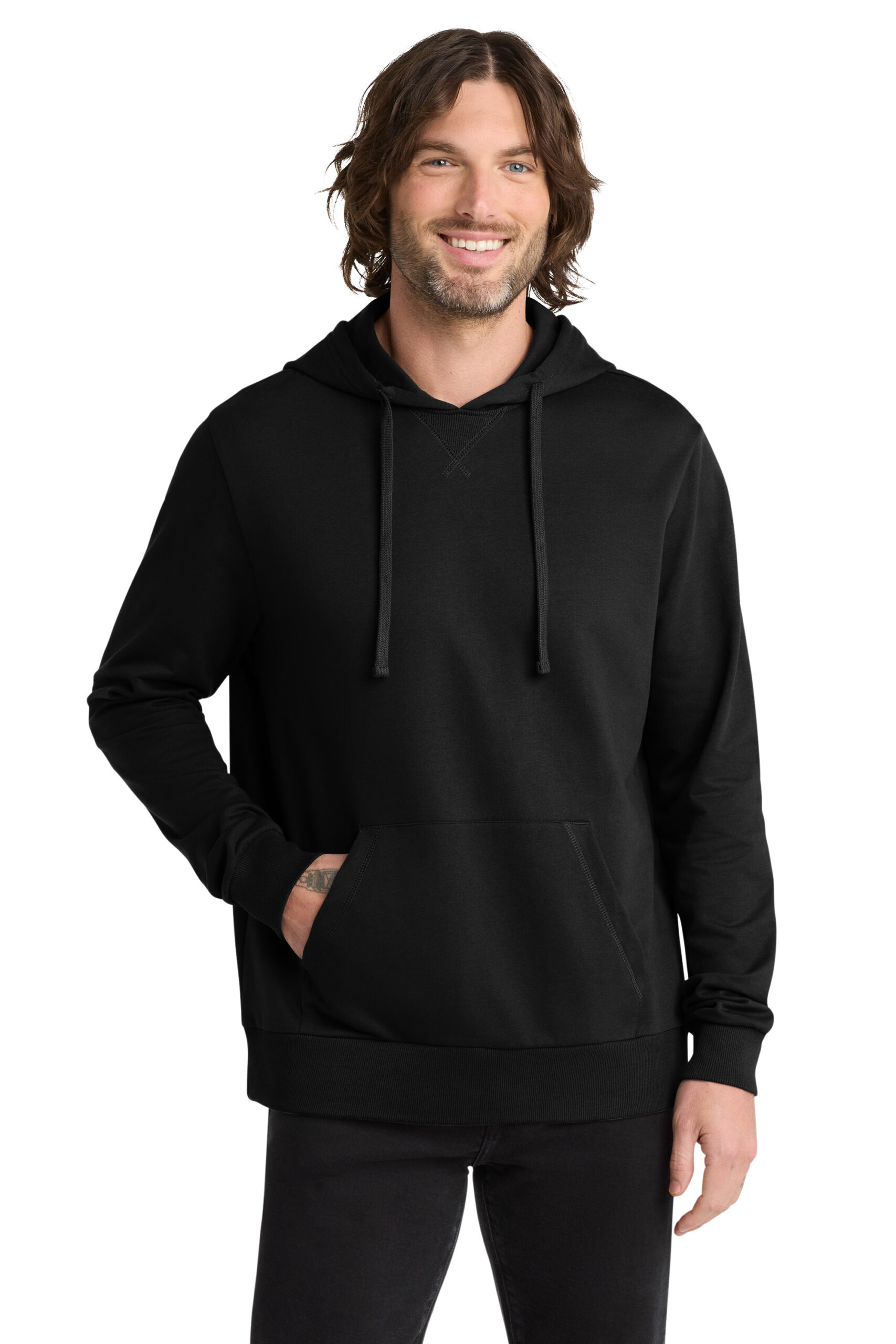 AL4000 AllmadeĀ® Unisex Organic French Terry Pullover Hoodie - Image 6