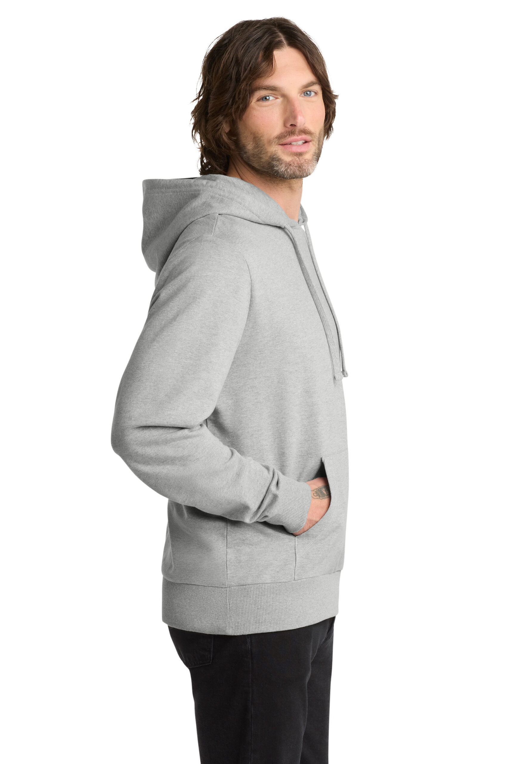 AL4000 AllmadeĀ® Unisex Organic French Terry Pullover Hoodie - Image 7