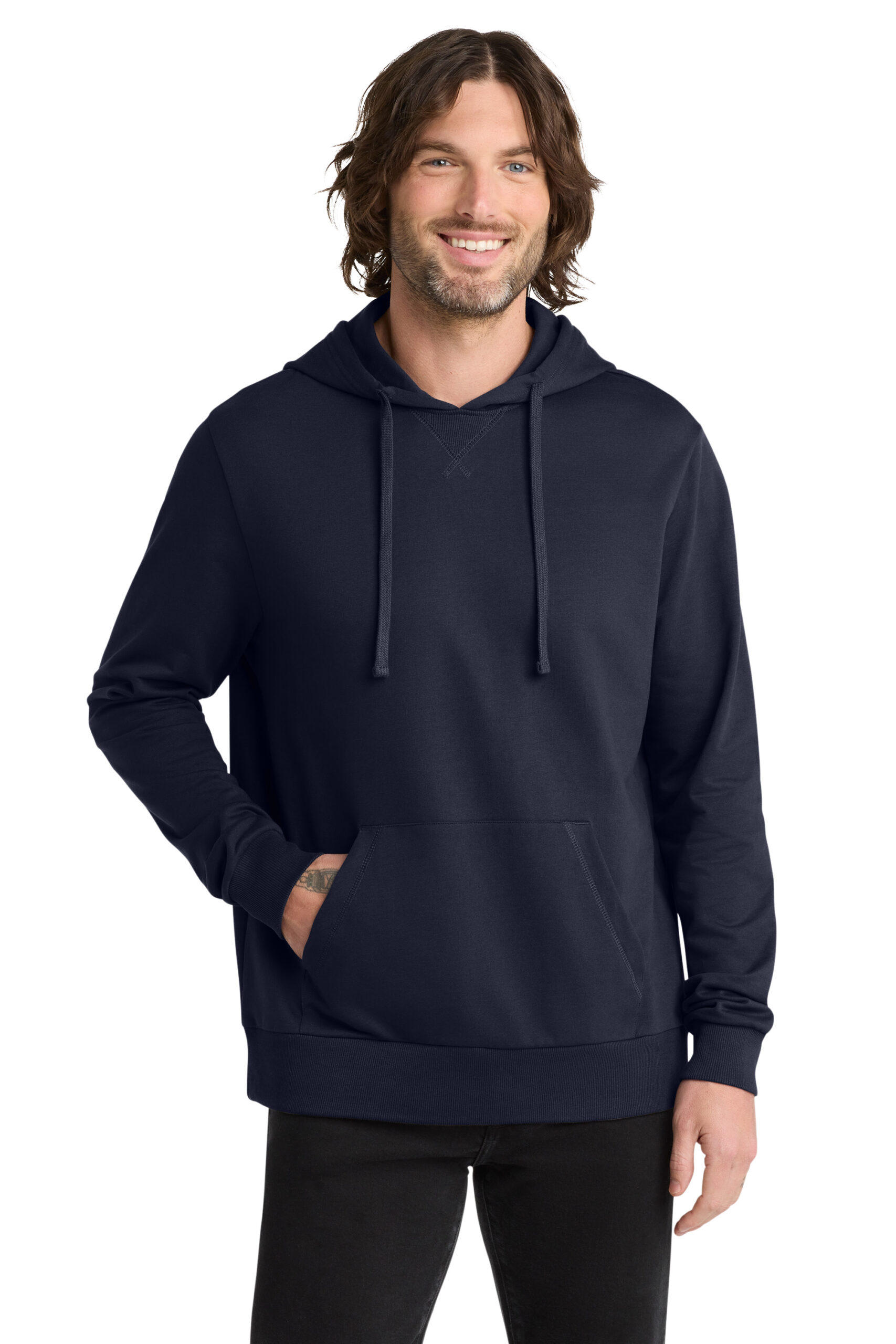 AL4000 AllmadeĀ® Unisex Organic French Terry Pullover Hoodie - Image 3