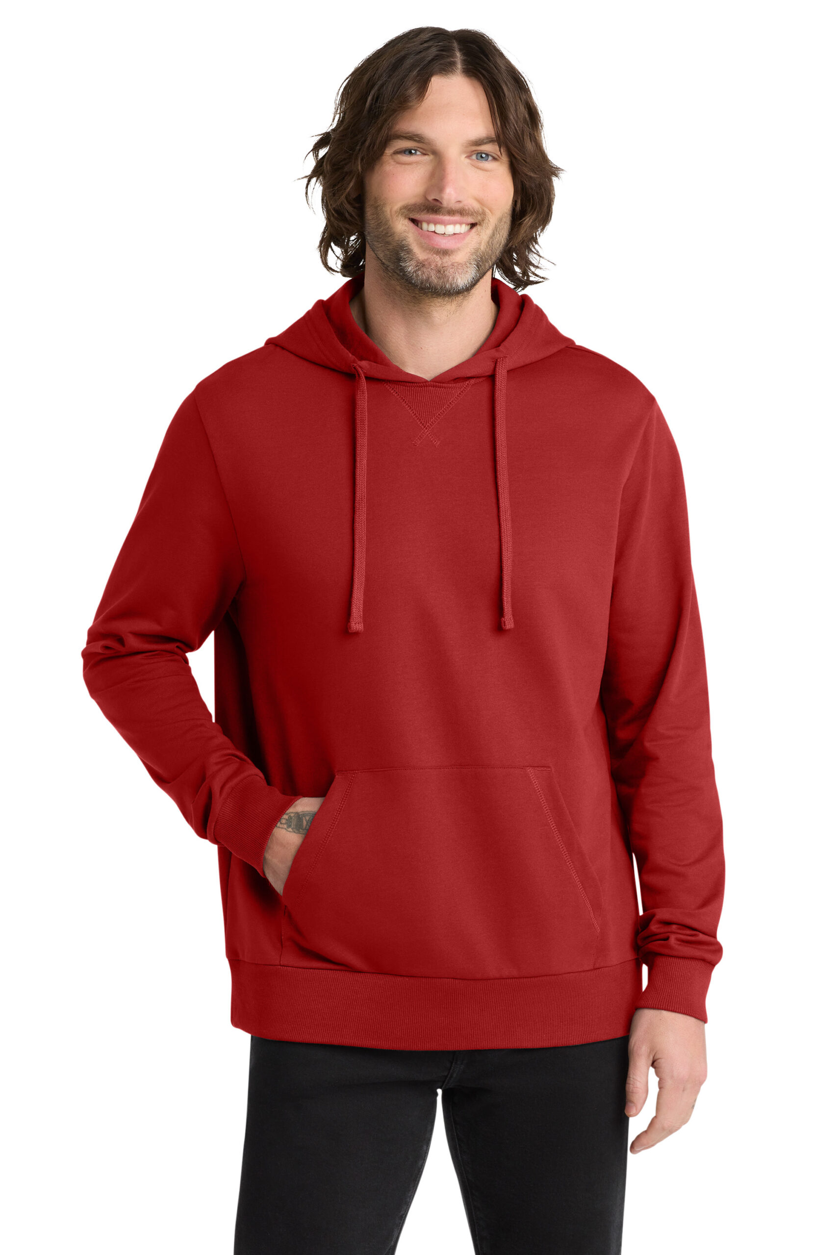 AL4000 AllmadeĀ® Unisex Organic French Terry Pullover Hoodie - Image 4
