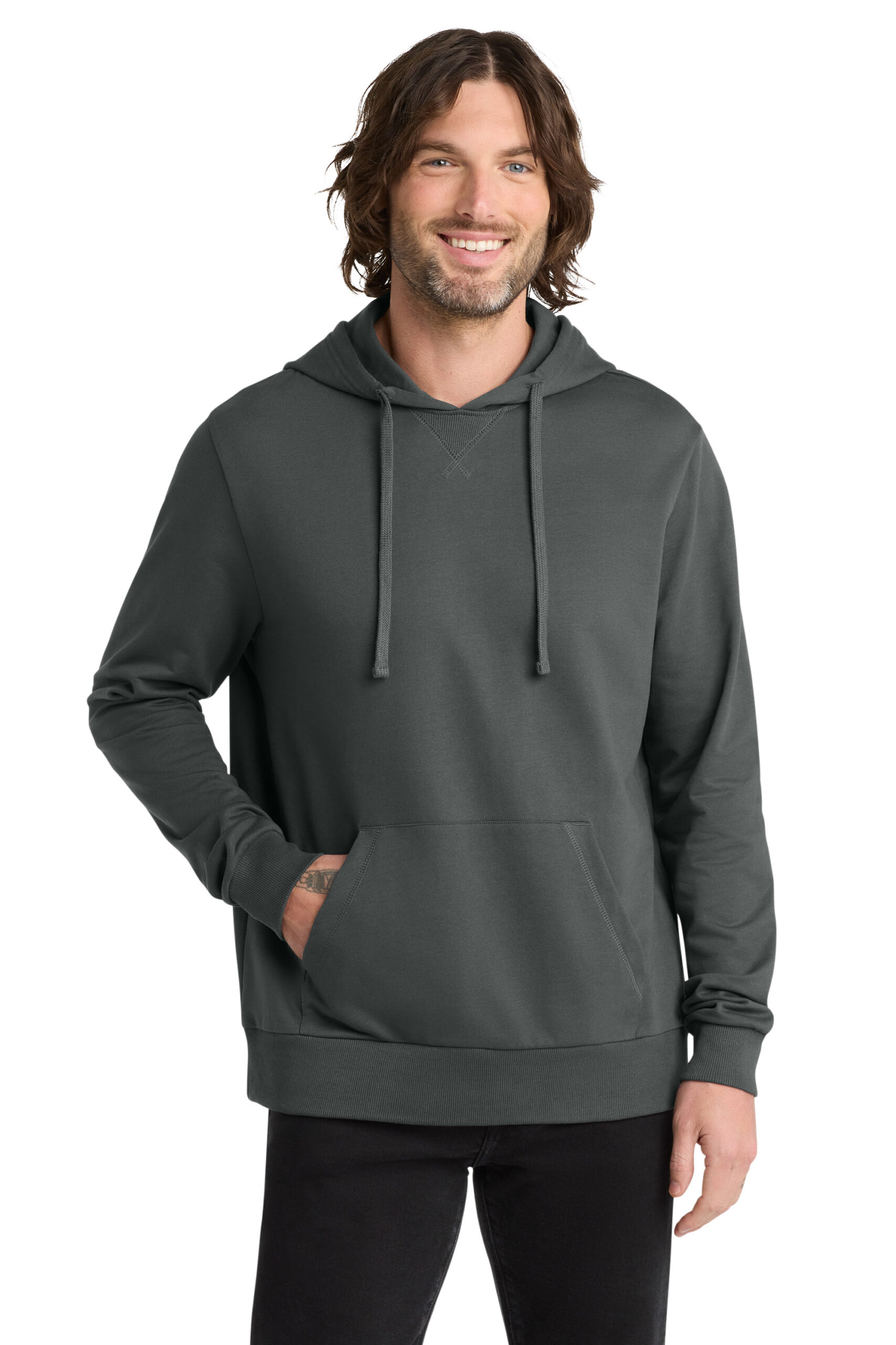 AL4000 AllmadeĀ® Unisex Organic French Terry Pullover Hoodie - Image 5