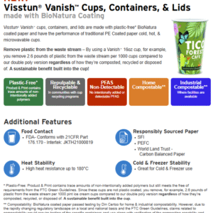 9 oz Paper Cups Double wall insulated with a gloss or matte coating