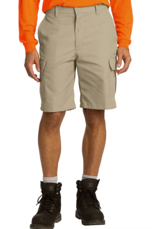 PT66 Red Kap® Industrial Cargo Short | 30" to 50" Waist Work Pants