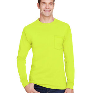 W120 Hanes Workwear Tee Shirt with Pencil Pocket
