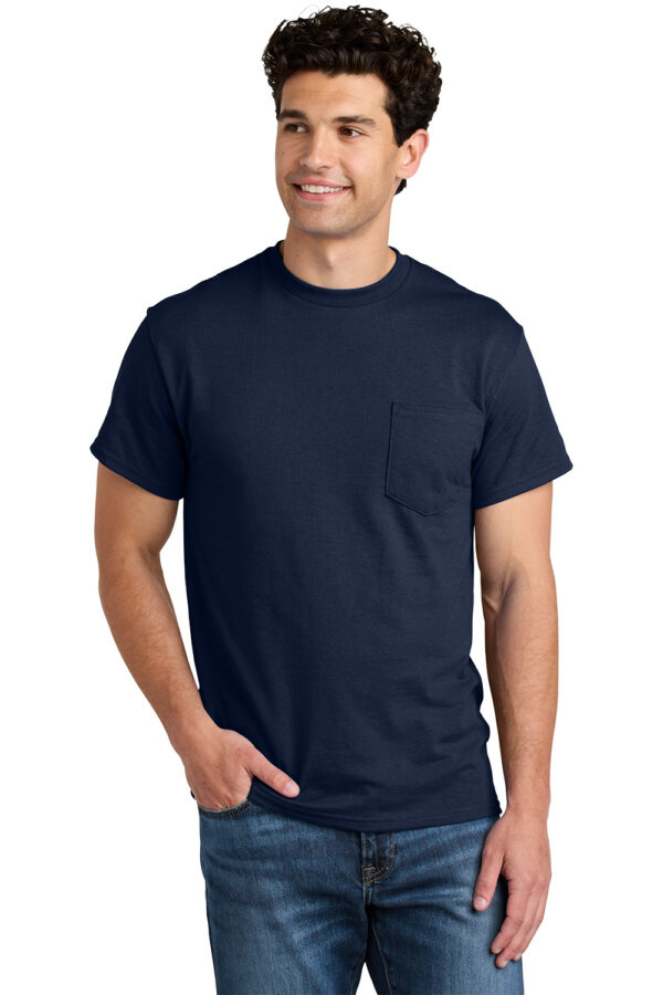 8300  Gildan® DryBlend 50 Cotton/50 Poly Pocket T-Shirt - Image 5