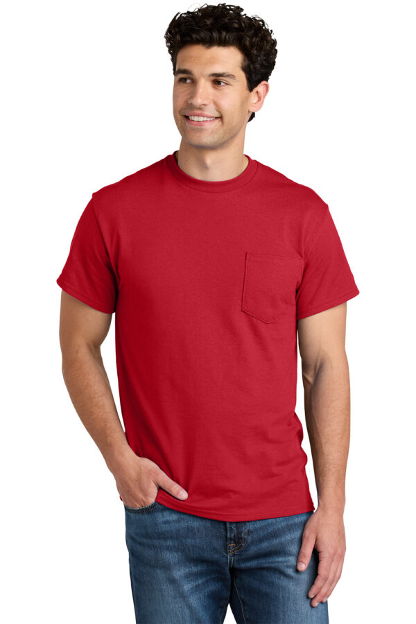 8300  Gildan® DryBlend 50 Cotton/50 Poly Pocket T-Shirt