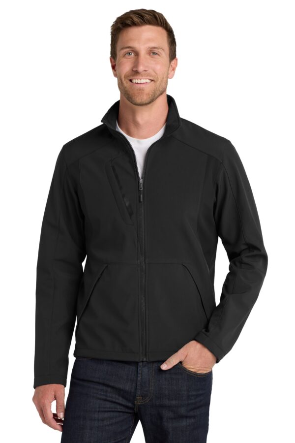 J336 Port Authority® Back-Block Soft Shell Jacket - Image 8