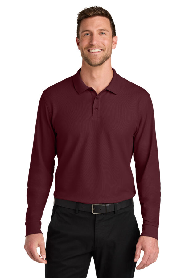 K200LS  Port Authority® Wearever Signature Pique Long Sleeve Polo XS-6XL - Image 12