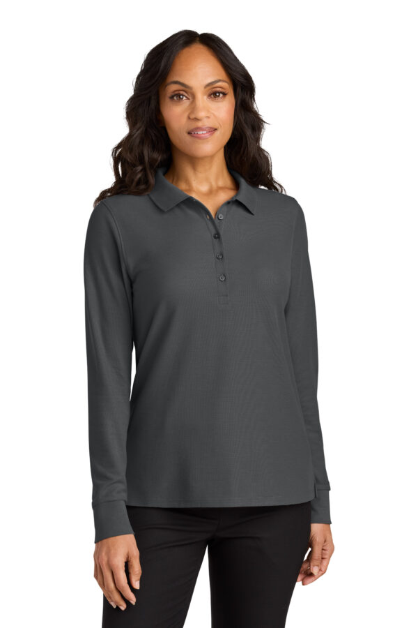 LK200LS New Port Authority® Women’s Wearever Signature Pique Long Sleeve Polo XS-4XL - Image 6