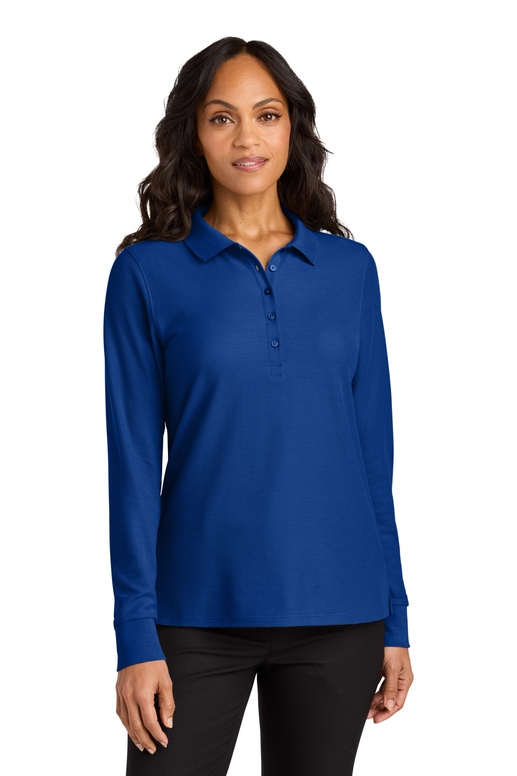 LK200LS New Port Authority® Women’s Wearever Signature Pique Long Sleeve Polo XS-4XL