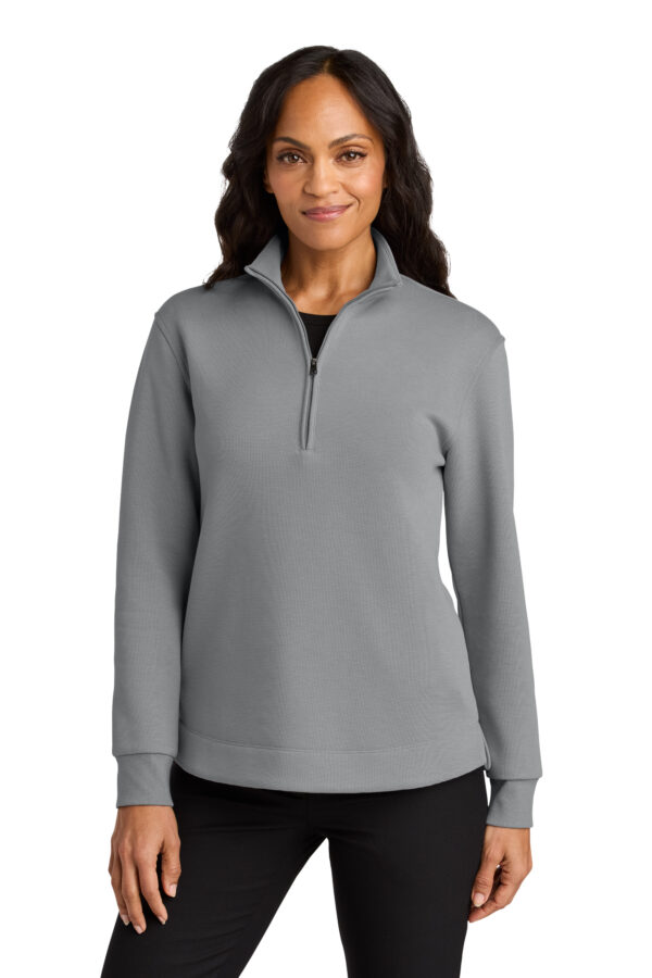 LK210 Port Authority® Women’s Wearever Signature Double Pique 1/4-Zip XS-4XL - Image 8