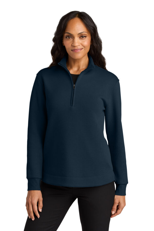 LK210 Port Authority® Women’s Wearever Signature Double Pique 1/4-Zip XS-4XL - Image 2