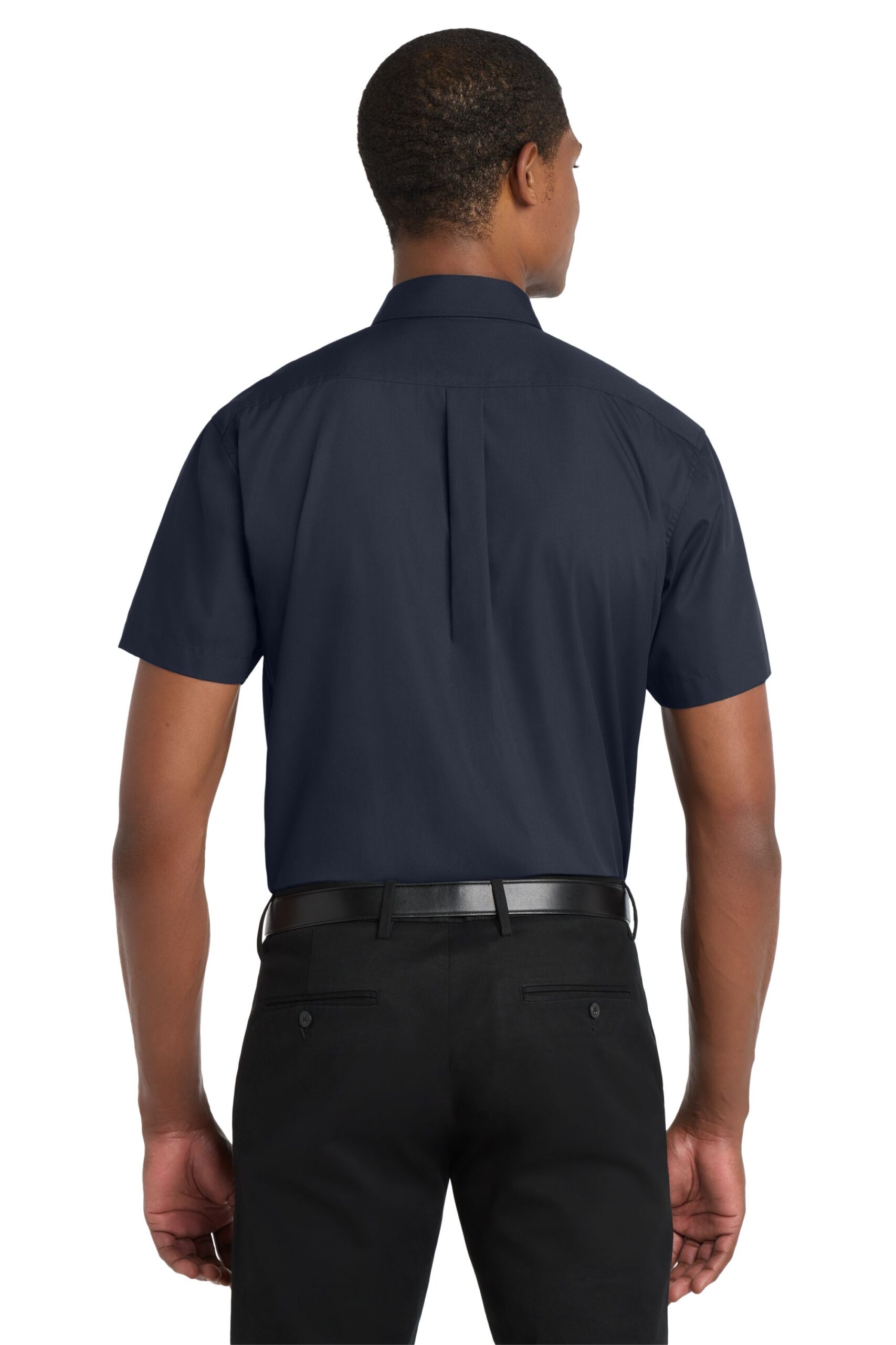 W101 Port Authority® Short Sleeve Carefree Poplin Shirt - Image 4