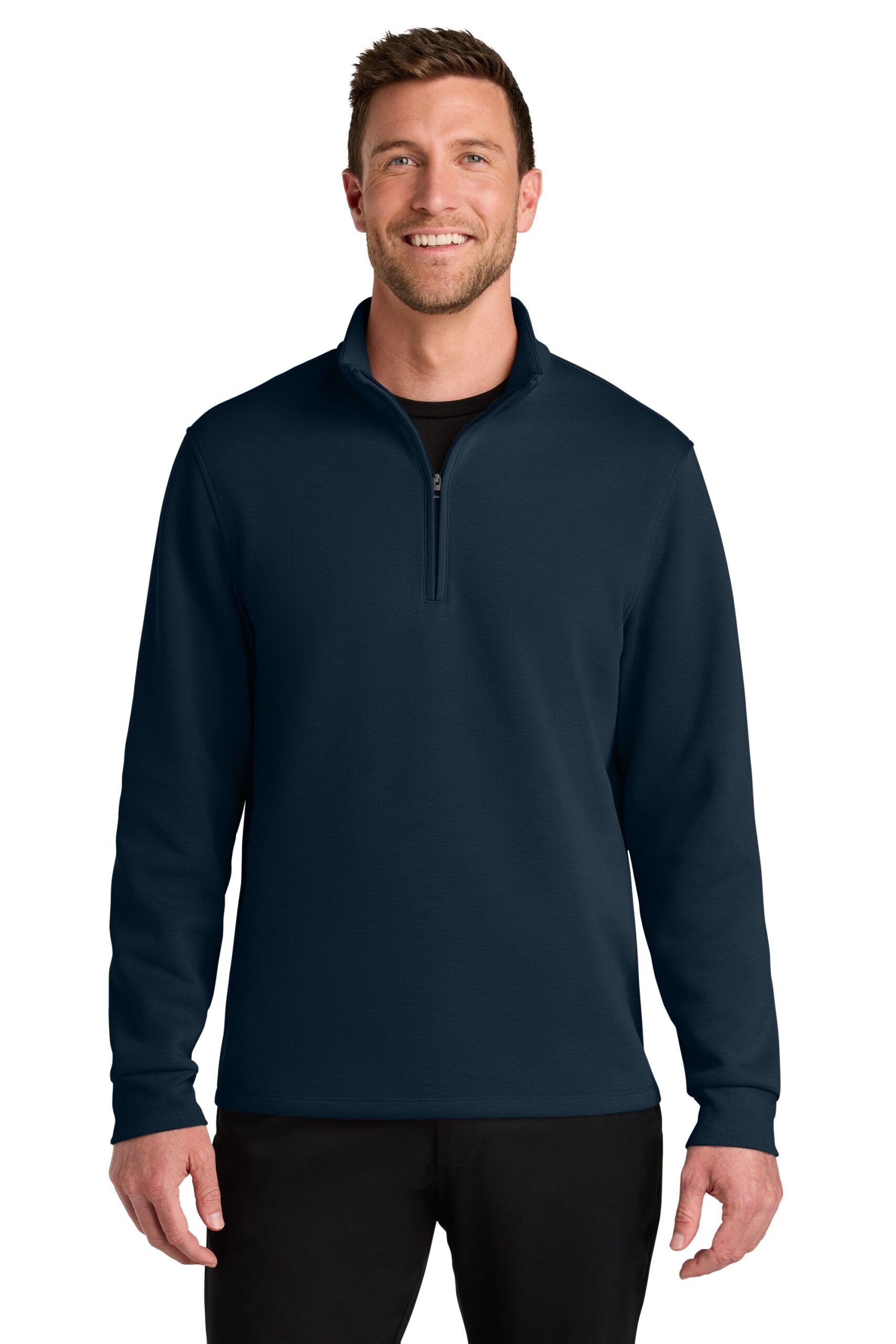 K210 New Port Authority® Wearever Signature Double Pique 1/4-Zip - Image 5