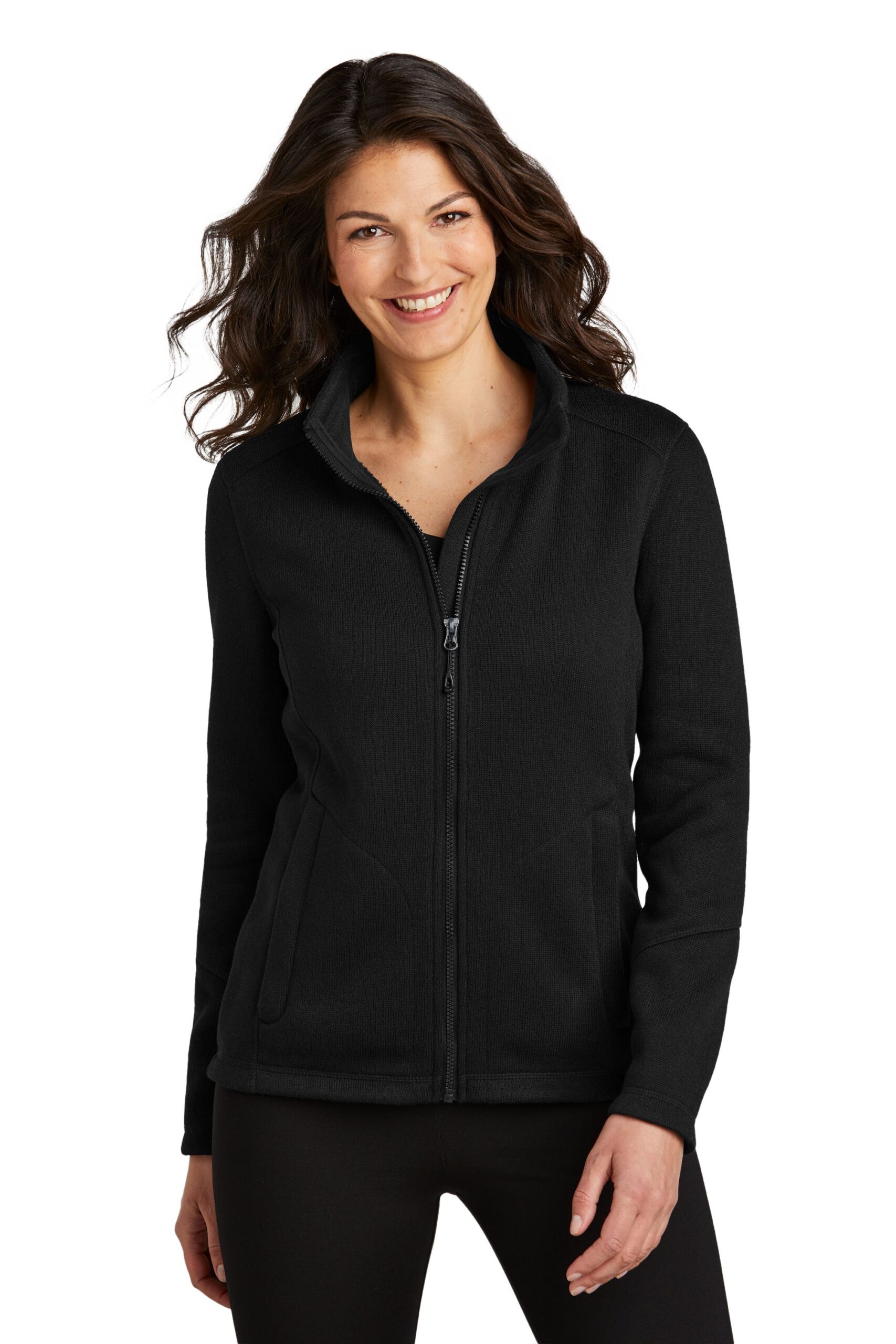 L428 Port Authority® Women's Arc Sweater Fleece Jacket - Image 6
