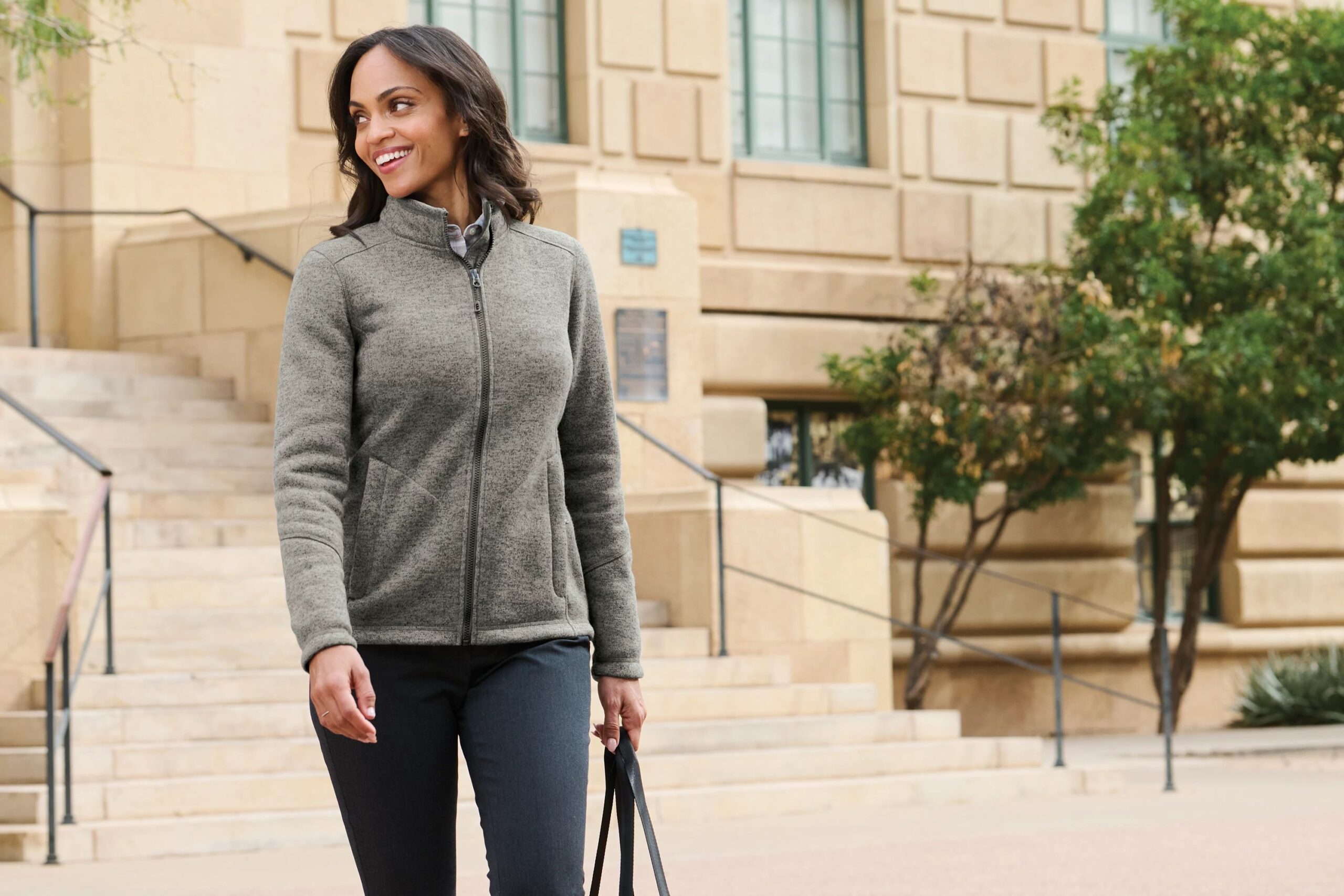 L428 Port Authority® Women's Arc Sweater Fleece Jacket