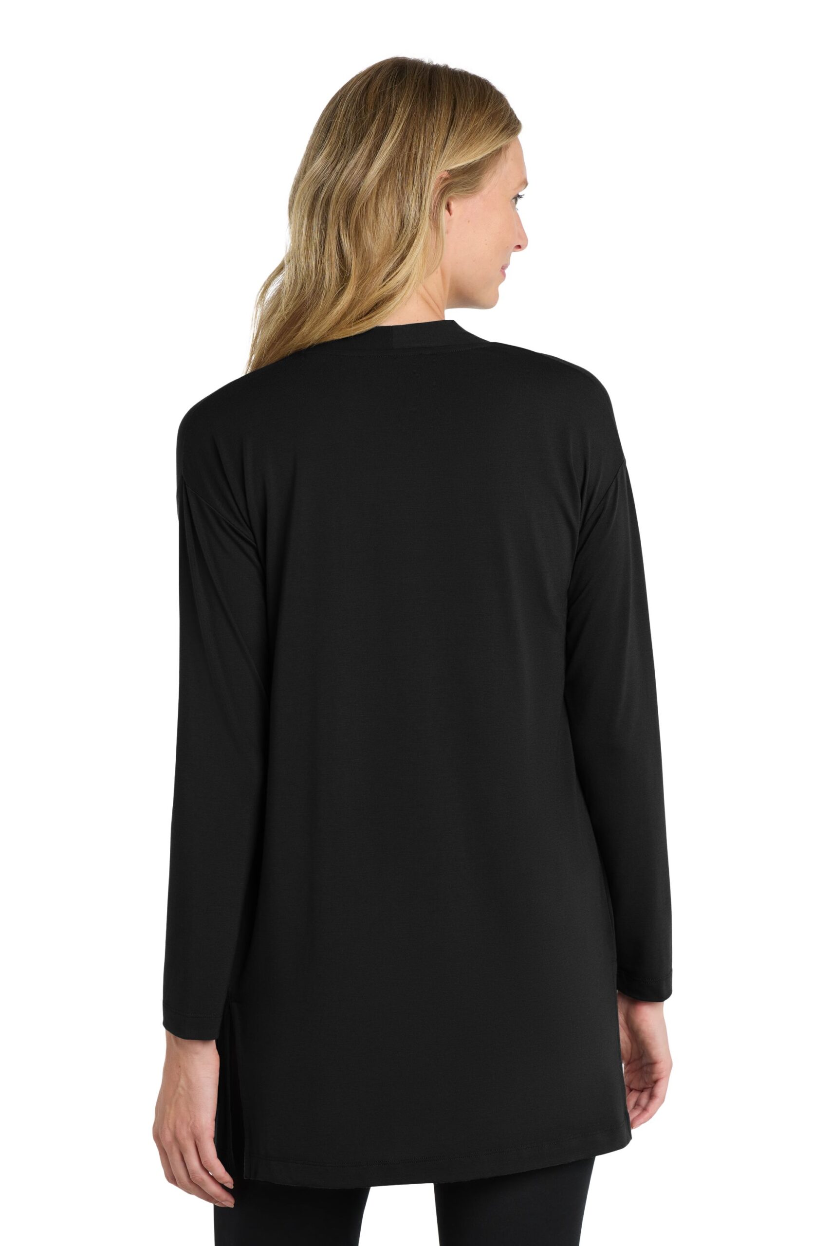 LK5434 Port Authority® Women's Concept Long Pocket Cardigan - Image 3