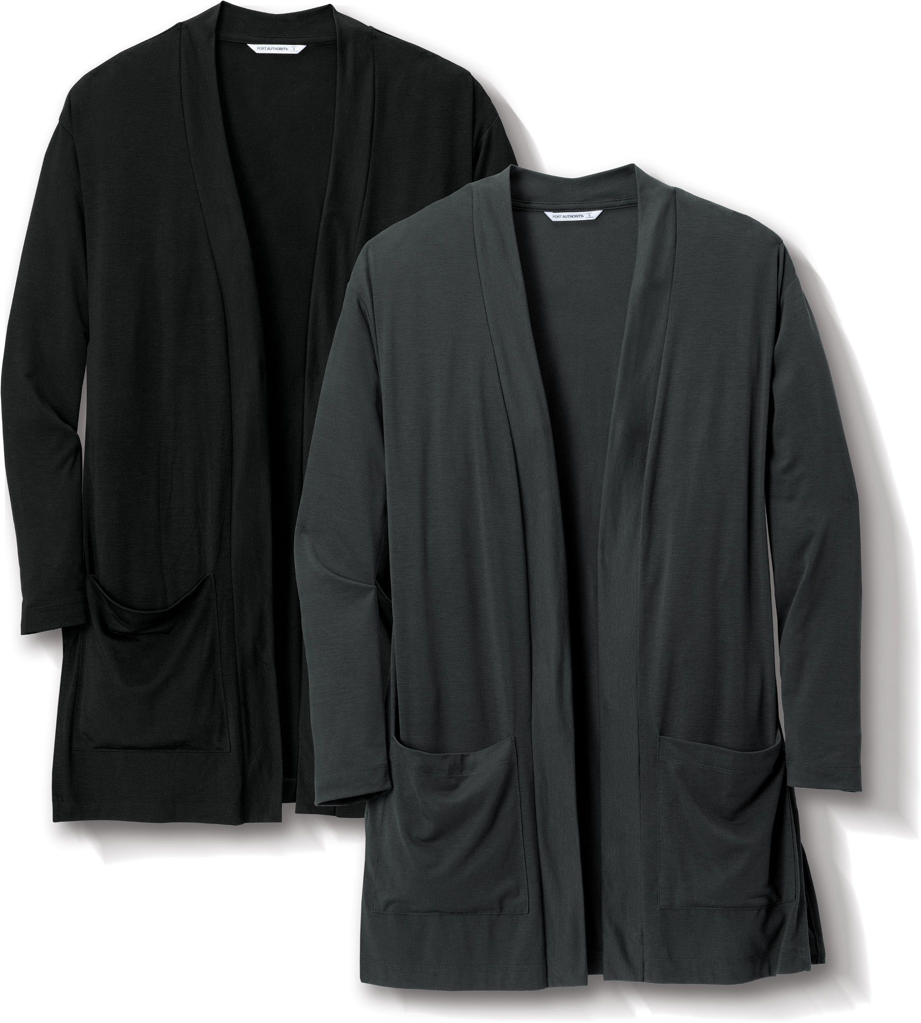 LK5434 Port Authority® Women's Concept Long Pocket Cardigan - Image 2
