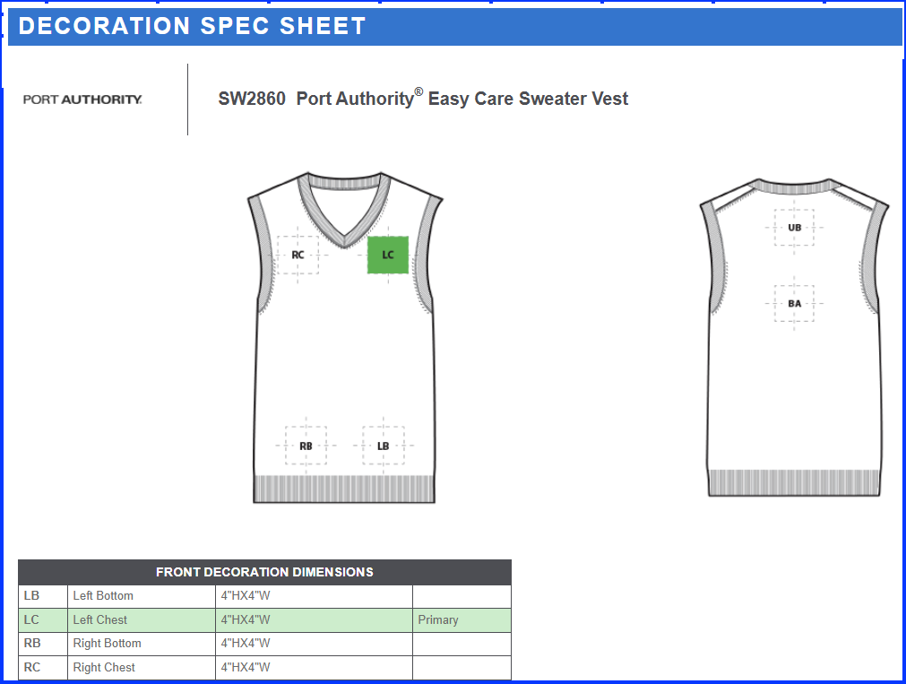SW2860 Regular Port Authority® Easy Care Sweater Vest - Image 6