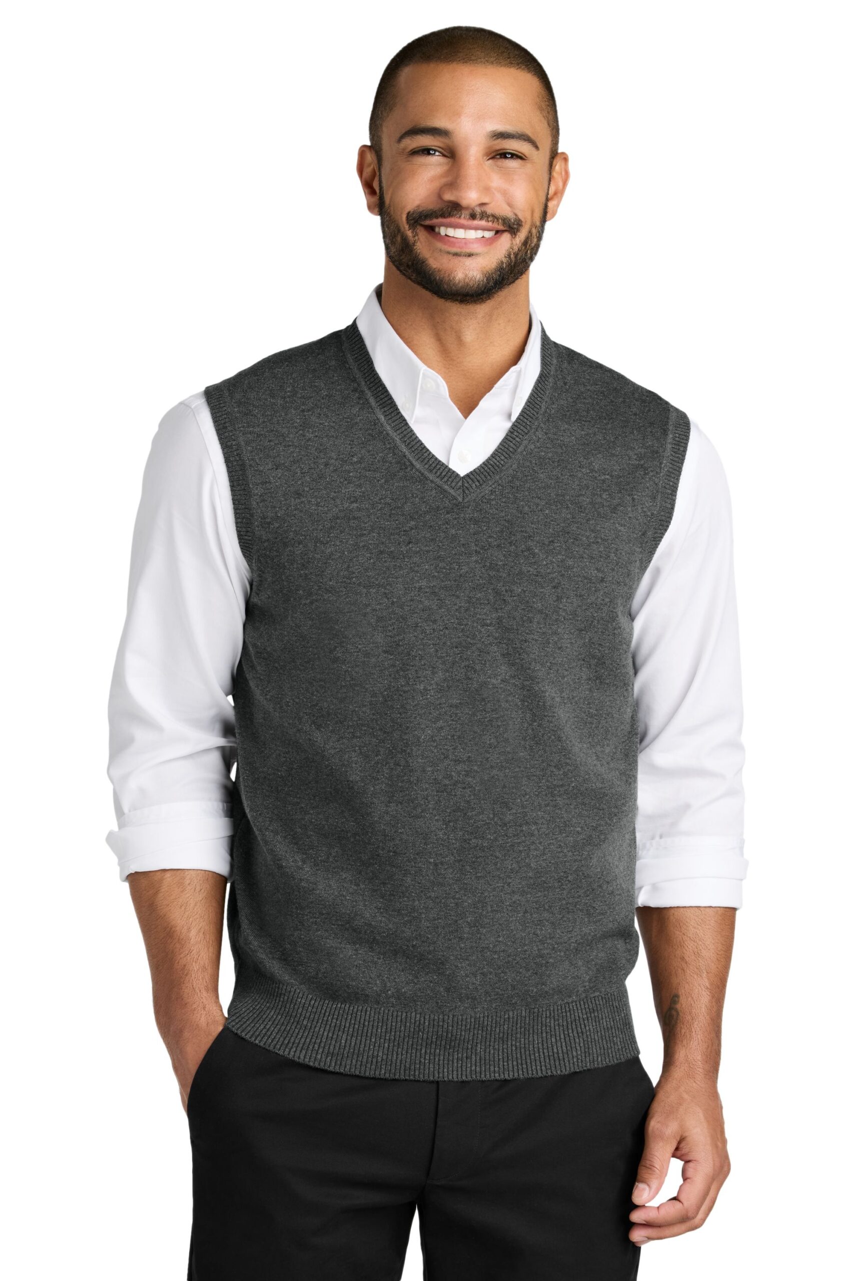 SW2860 Regular Port Authority® Easy Care Sweater Vest - Image 2